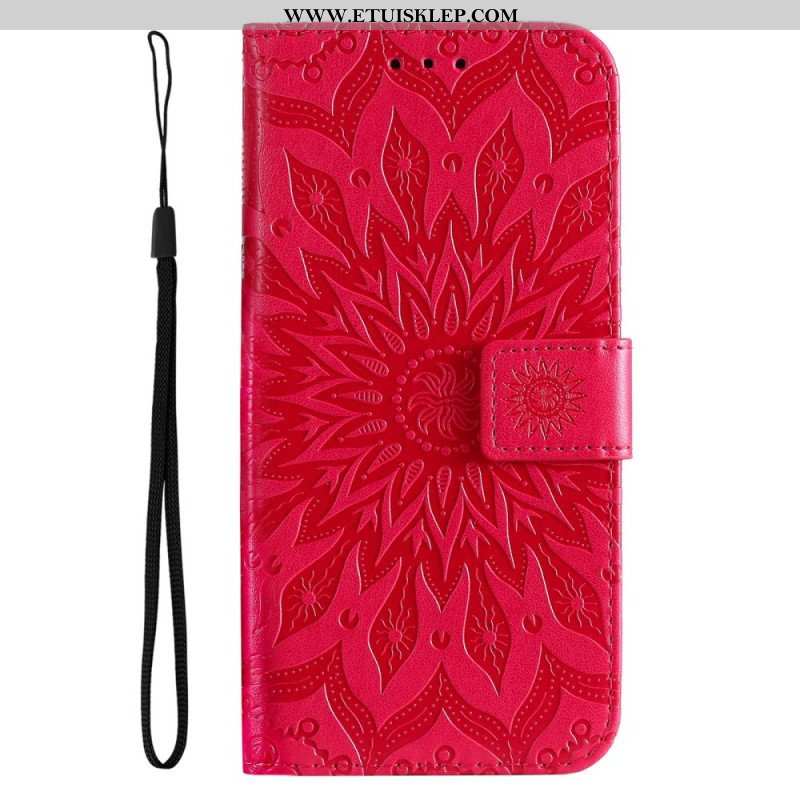 Etui Folio do Samsung Galaxy A14 / A14 5G Mandala Sun Ze Smyczą